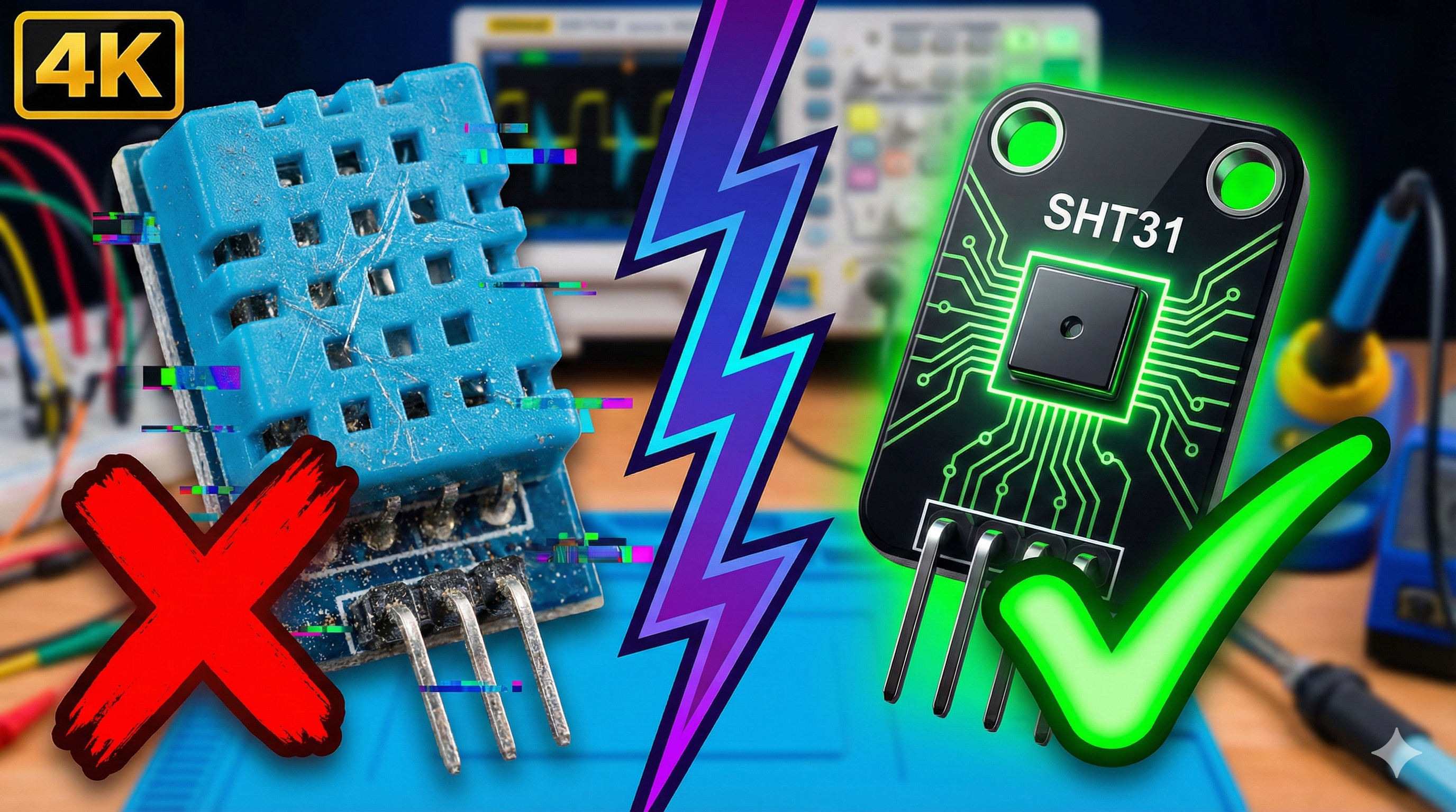 چرا DHT11 پروژه شما را نابود می‌کند؟