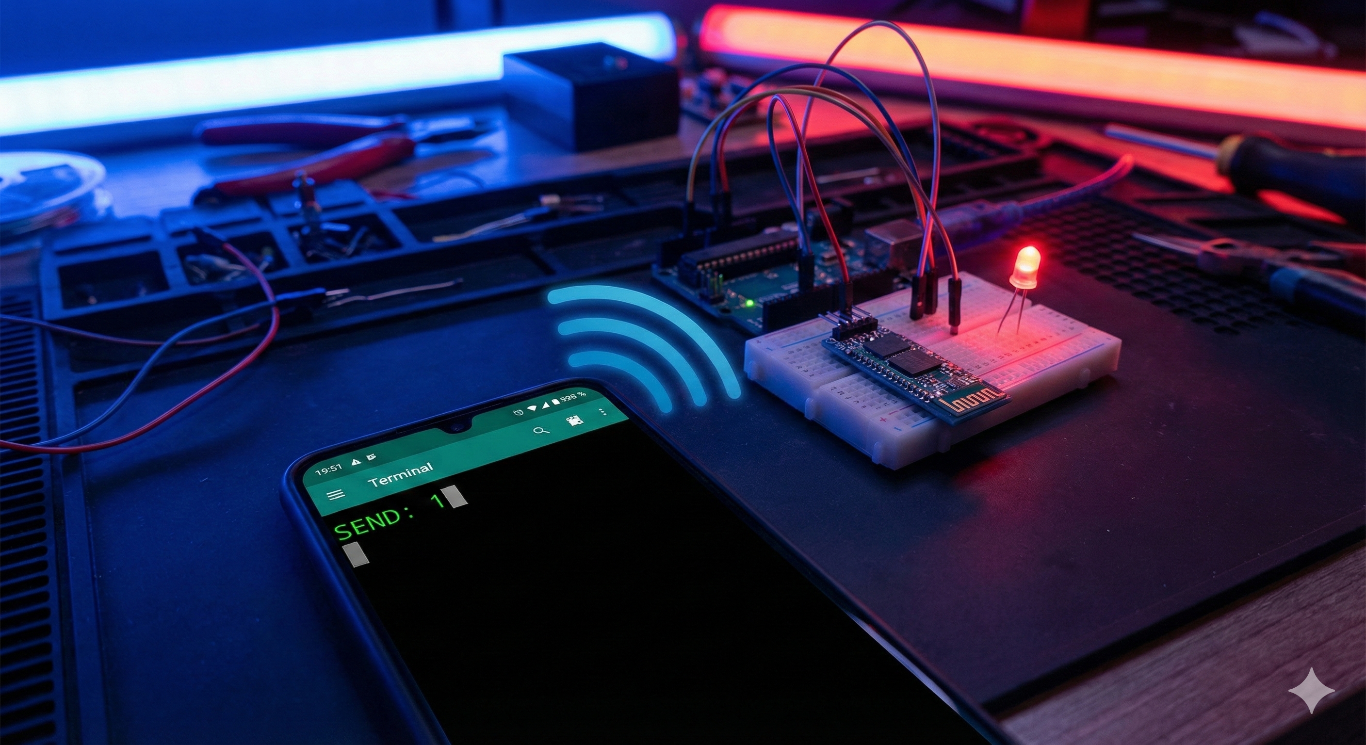 آموزش راه‌اندازی بلوتوث HC-05: سیم‌ها را قیچی کنید و با موبایل فرمان دهید!