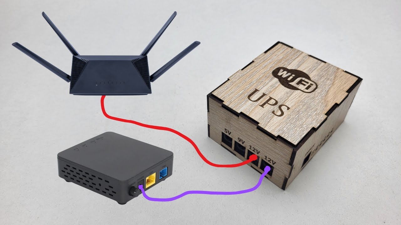 ساخت UPS حرفه‌ای برای روتر و مودم با ماژول‌های الکترواکسپرس