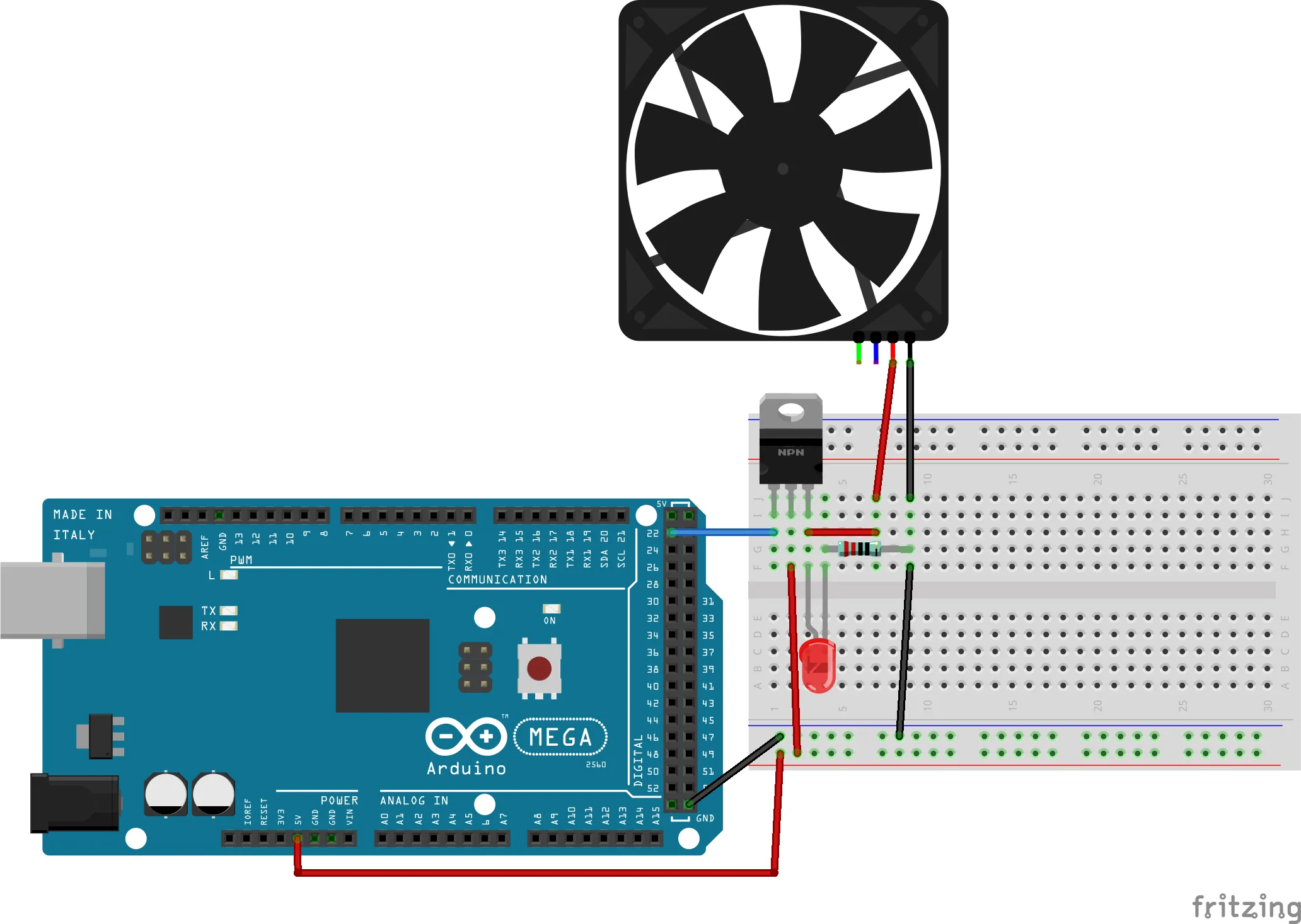 کنترل سرعت فن با آردوینو