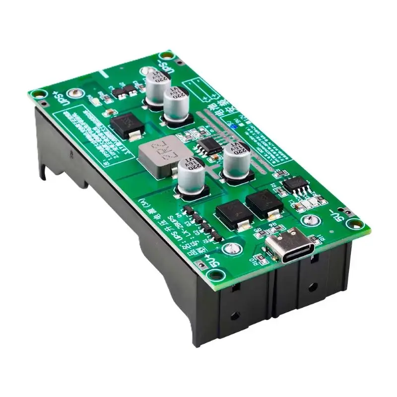 UPS مودم 9 ولت Type-C با 2 باتری 18650 | برق اضطراری بدون وقفه 15 وات(ورژن جدید)
