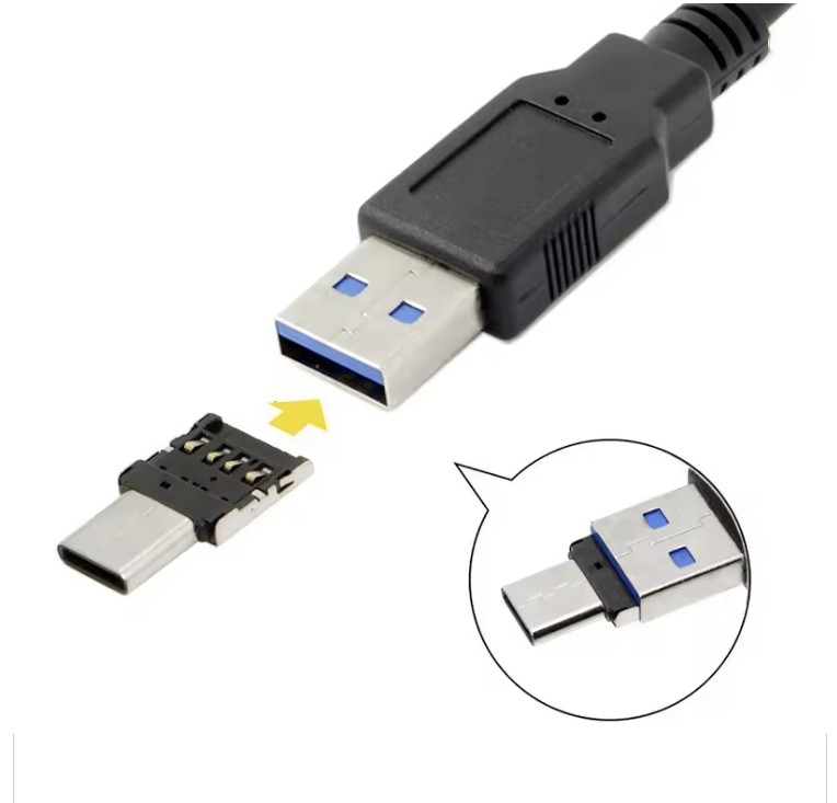 تبدیل OTG تایپ C به USB 2.0 مادگی
