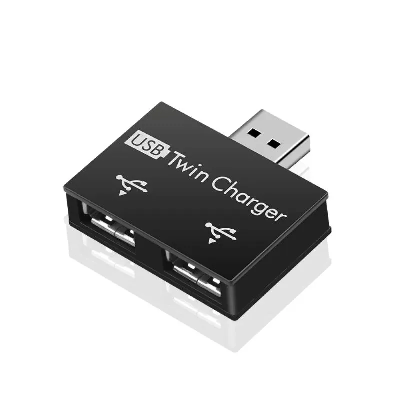 هاب یو اس بی  1به 2 مدل Twin-مبدل تغذیه USB