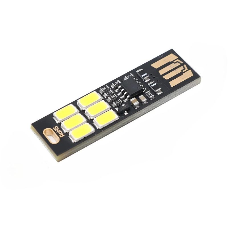چراغ خواب USB لمسی 6 LED با دیمر | تنظیم پیوسته نور برای لپ‌تاپ و پاوربانک