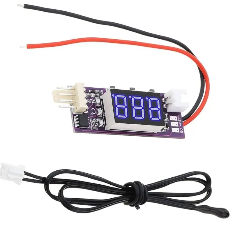 ماژول دماسنج و کنترل دور فن 4 سیم PWM با تنظیم اتوماتیک و قابلیت تایمینگ معکوس
