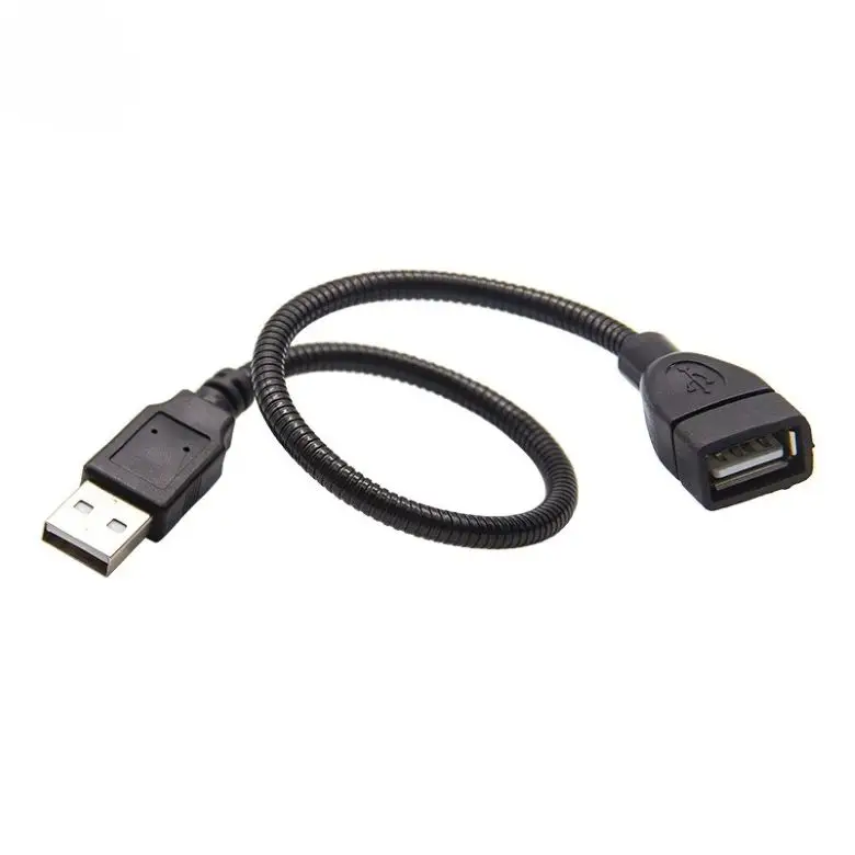 هولدر USB و کابل افزایشی USB Type A فلزی به طول 35 سانتیمتر با طراحی حالت پذیر