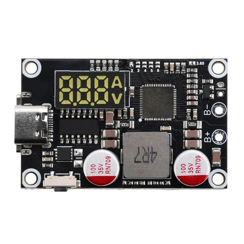 ماژول پاوربانک 45 وات دوطرفه IP2369 | شارژ سریع  Type‑C PD/PPS (با نمایشگر ولت متر و آمپرمتر )